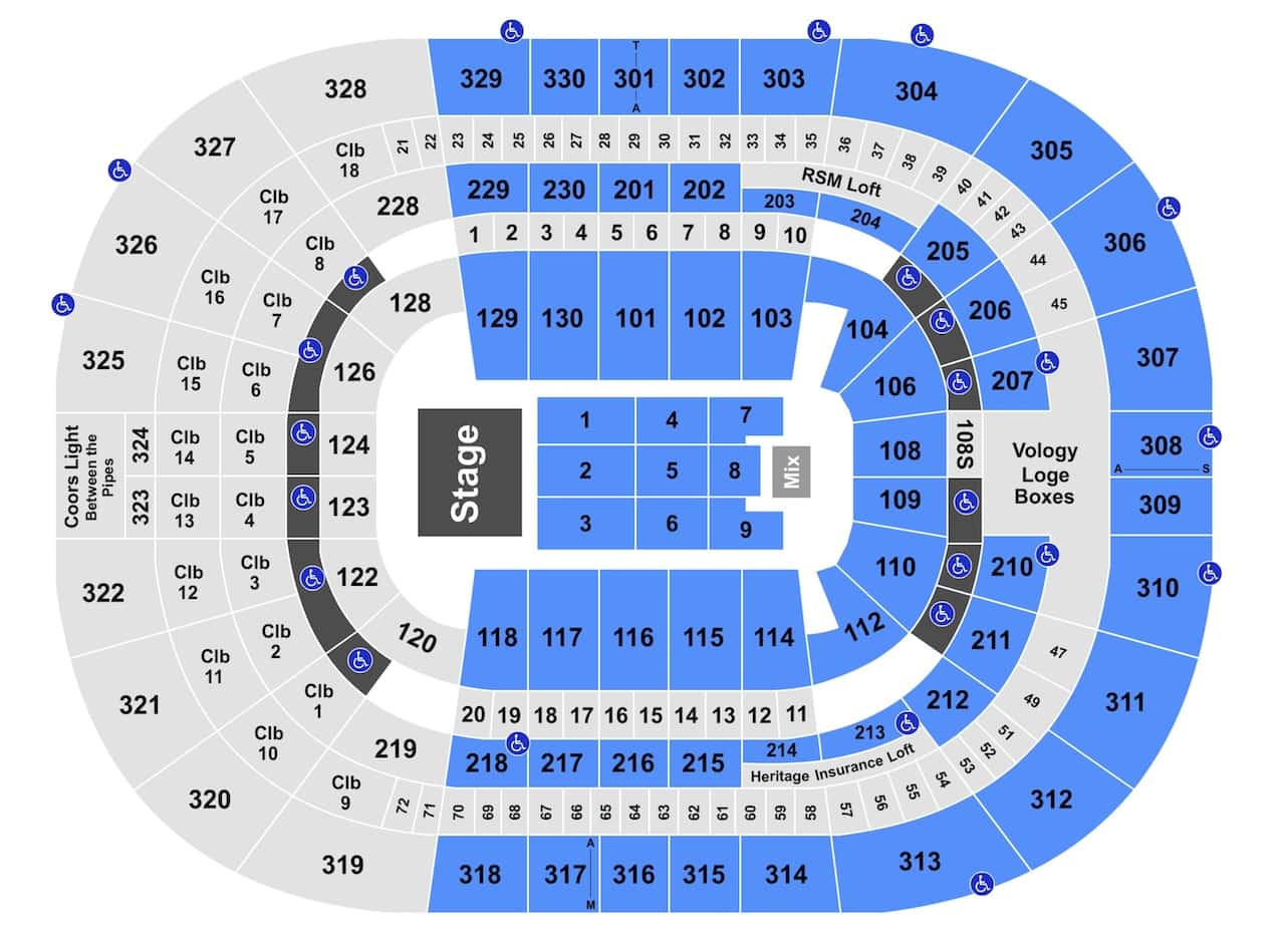 Amalie Arena Seating Charts